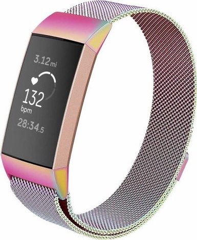 Fitbit Charge 3 & 4 milanese band - colorful