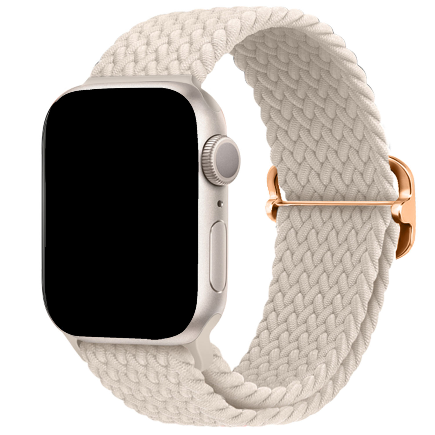 Apple Watch nylon gevlochten gesp Weavy band - sterrenlicht