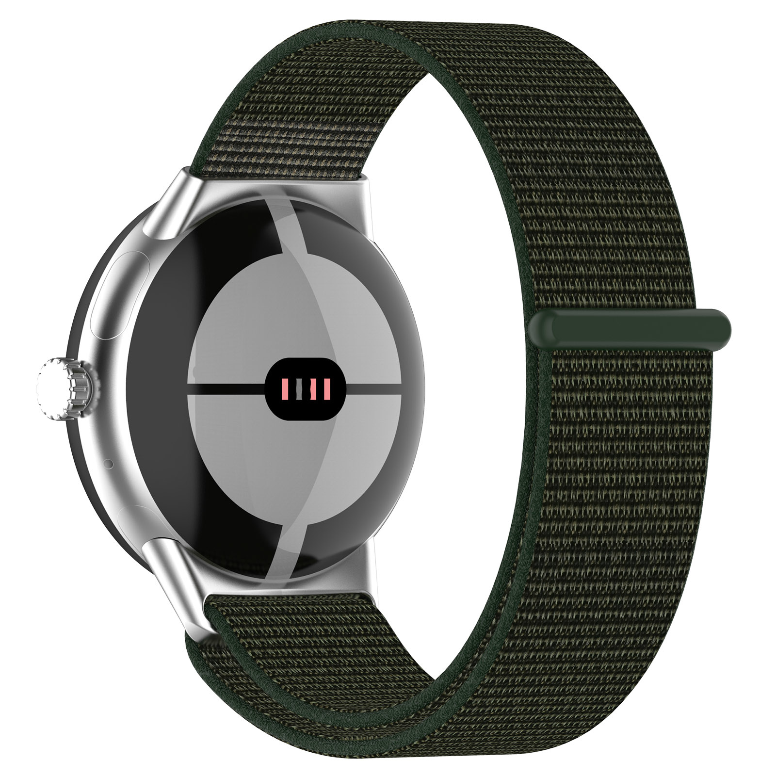 Google Pixel Watch nylon sport loop band - groen