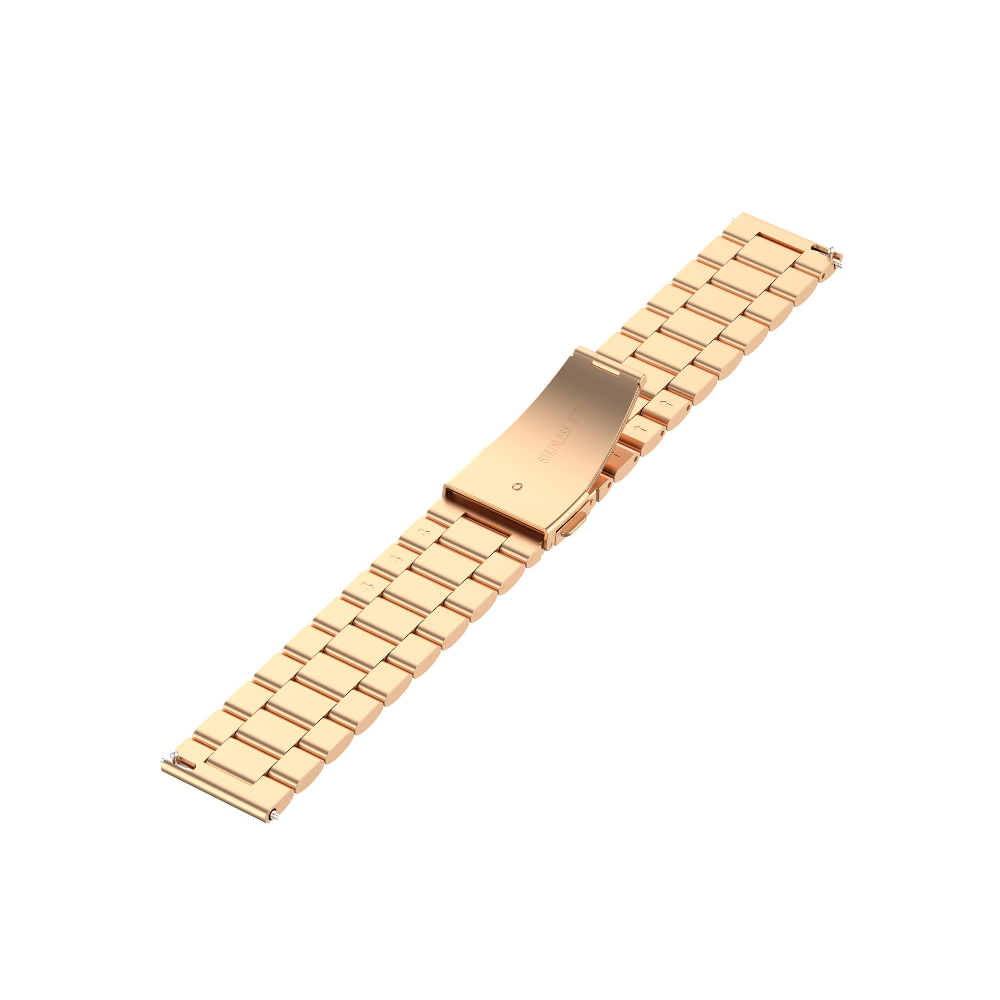 Huawei Watch GT kralen stalen schakel band - rose goud