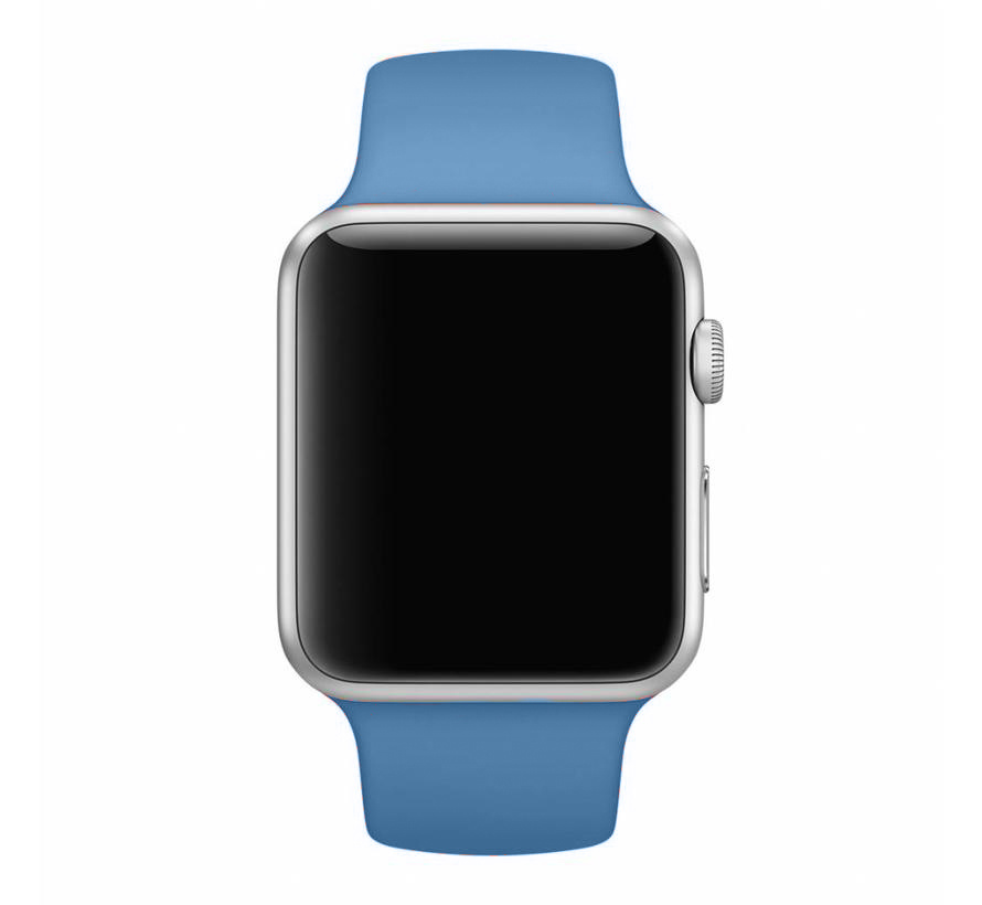 Apple Watch sport band - denim blauw