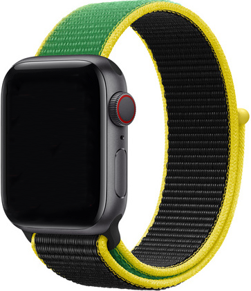 Apple Watch nylon geweven sport band  - Jamaica