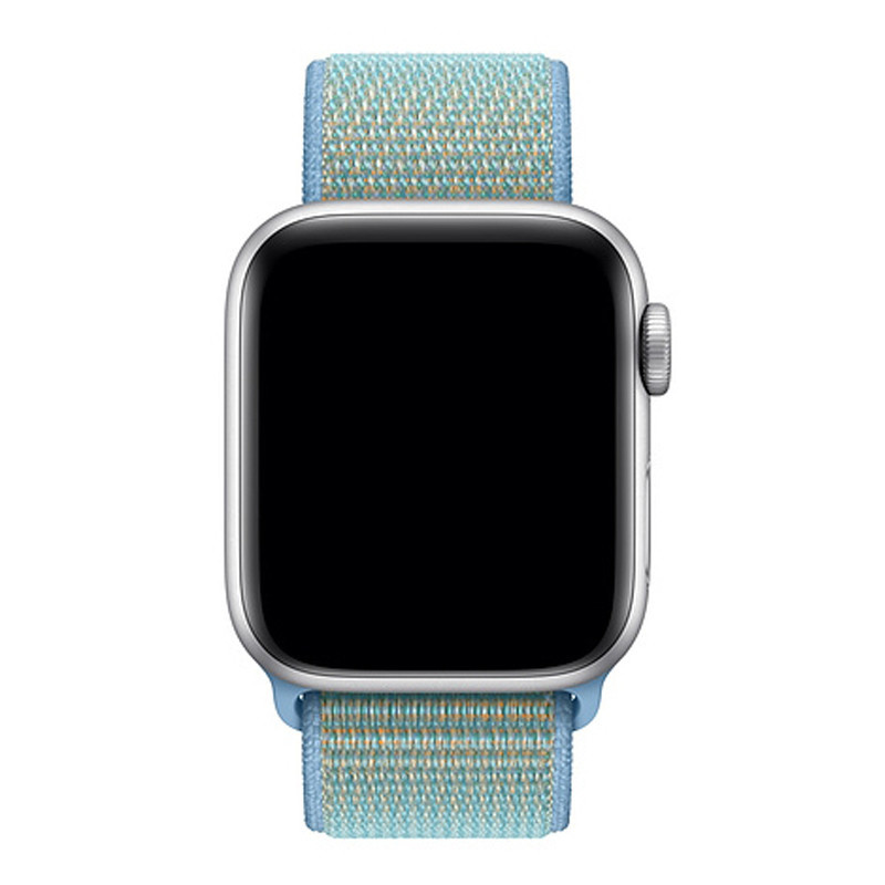 Apple Watch nylon geweven sport band  - korenbloem