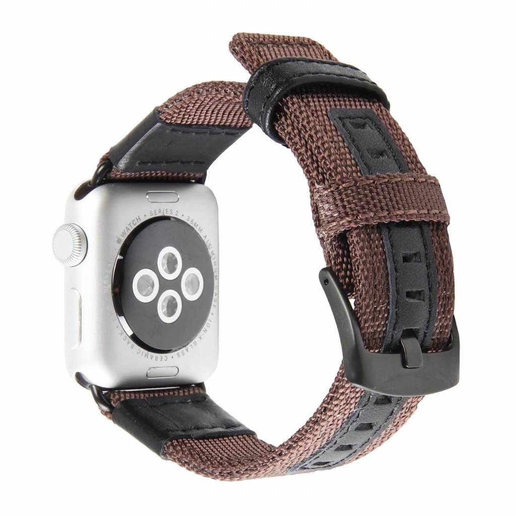 Apple Watch nylon military band - bruin