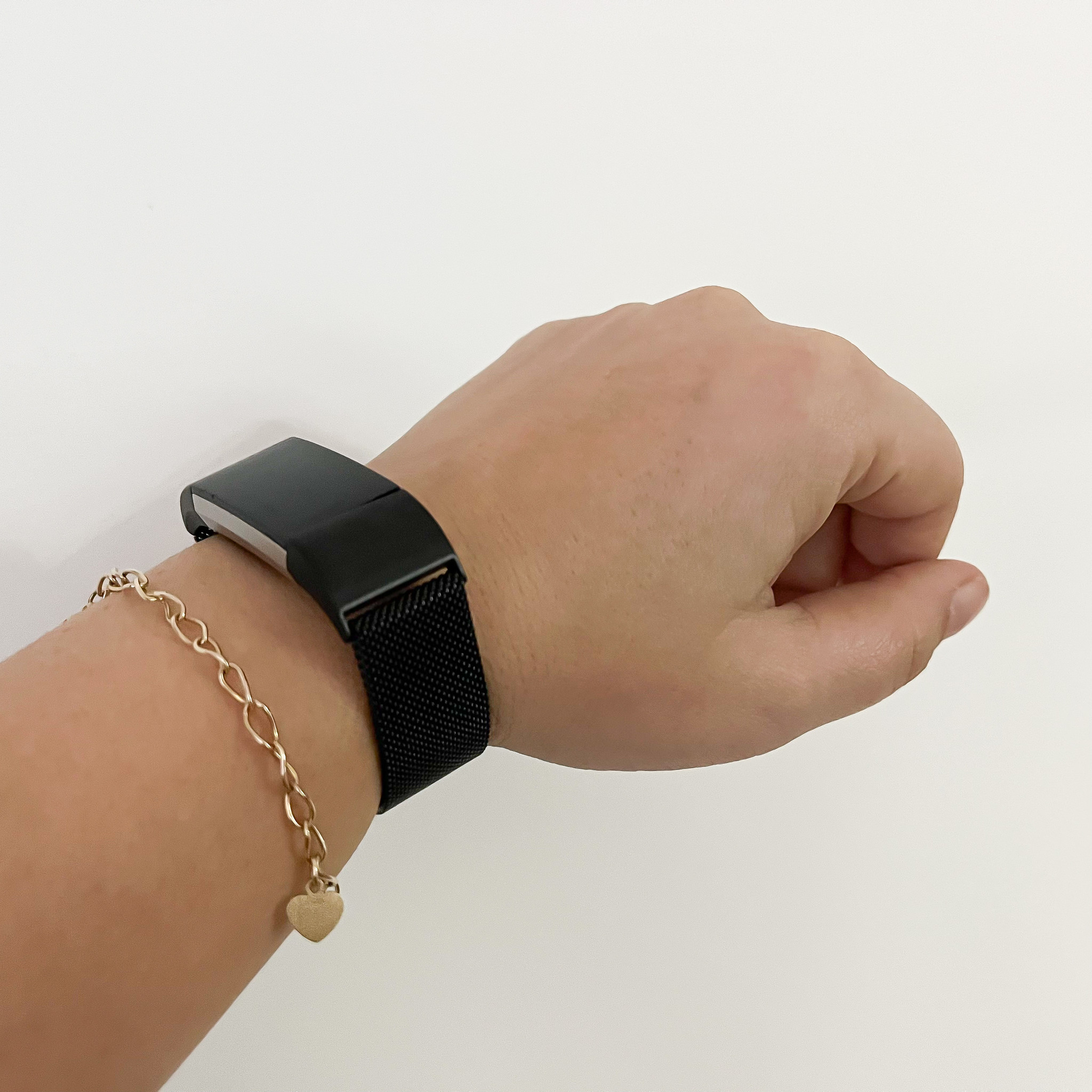 Fitbit Charge 2 milanese band - zwart