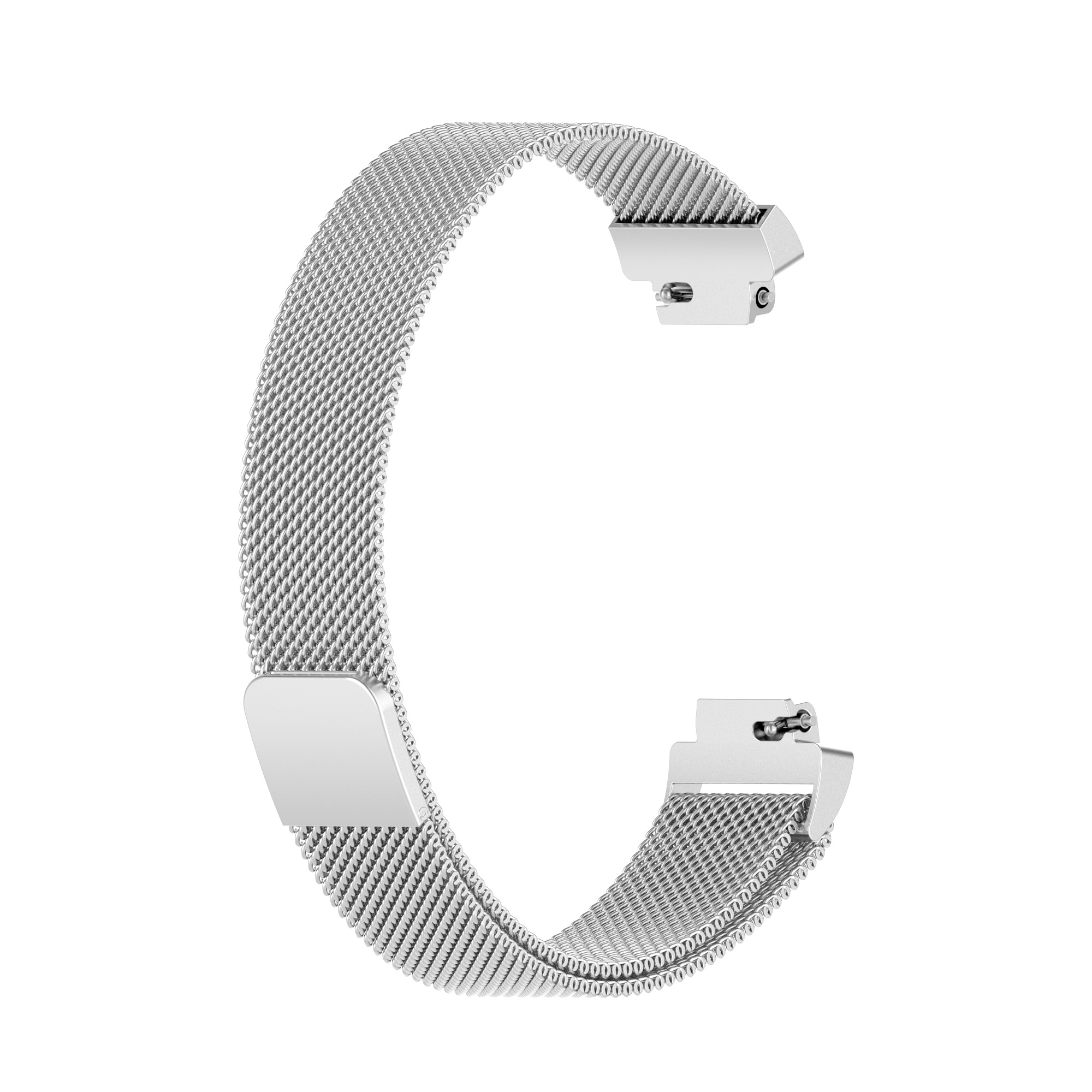 Fitbit Inspire 2 milanese band - zilver