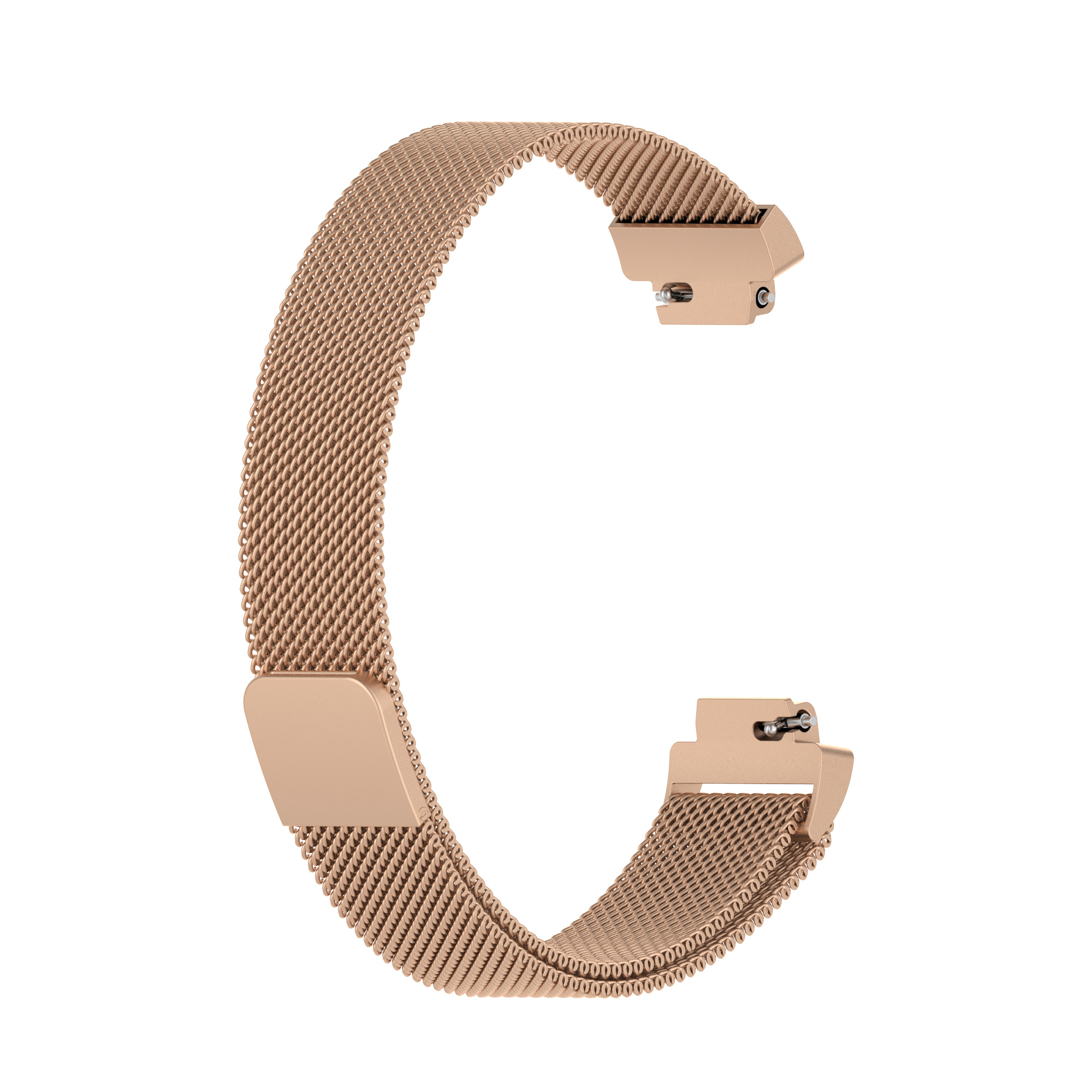 Fitbit Inspire 2 milanese band - rose goud
