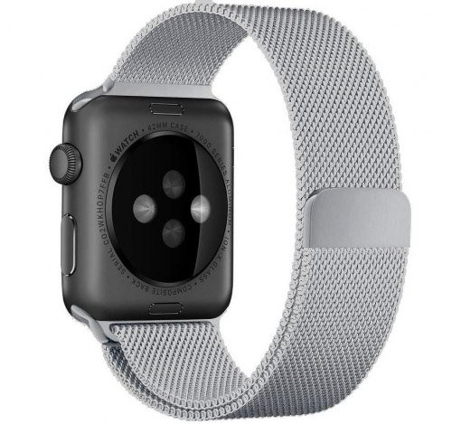 Apple Watch milanese band - zilver