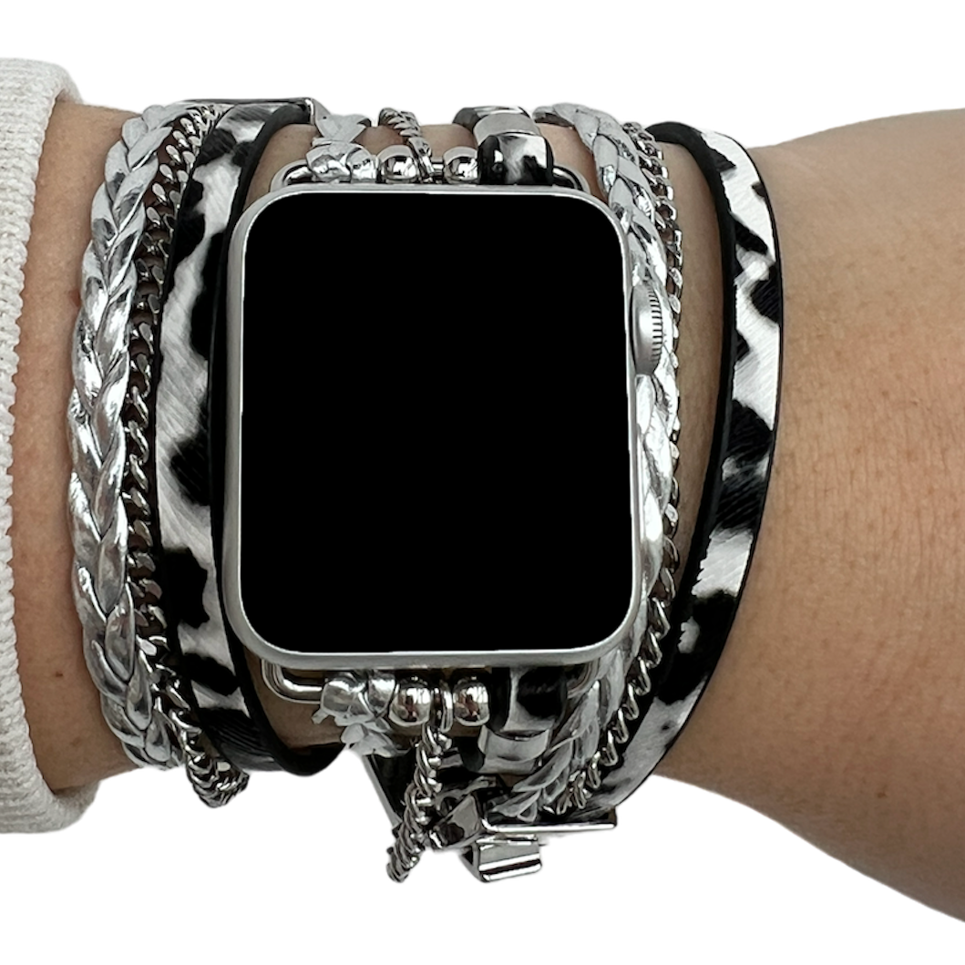 Apple Watch sieraden band - Jamie zilver