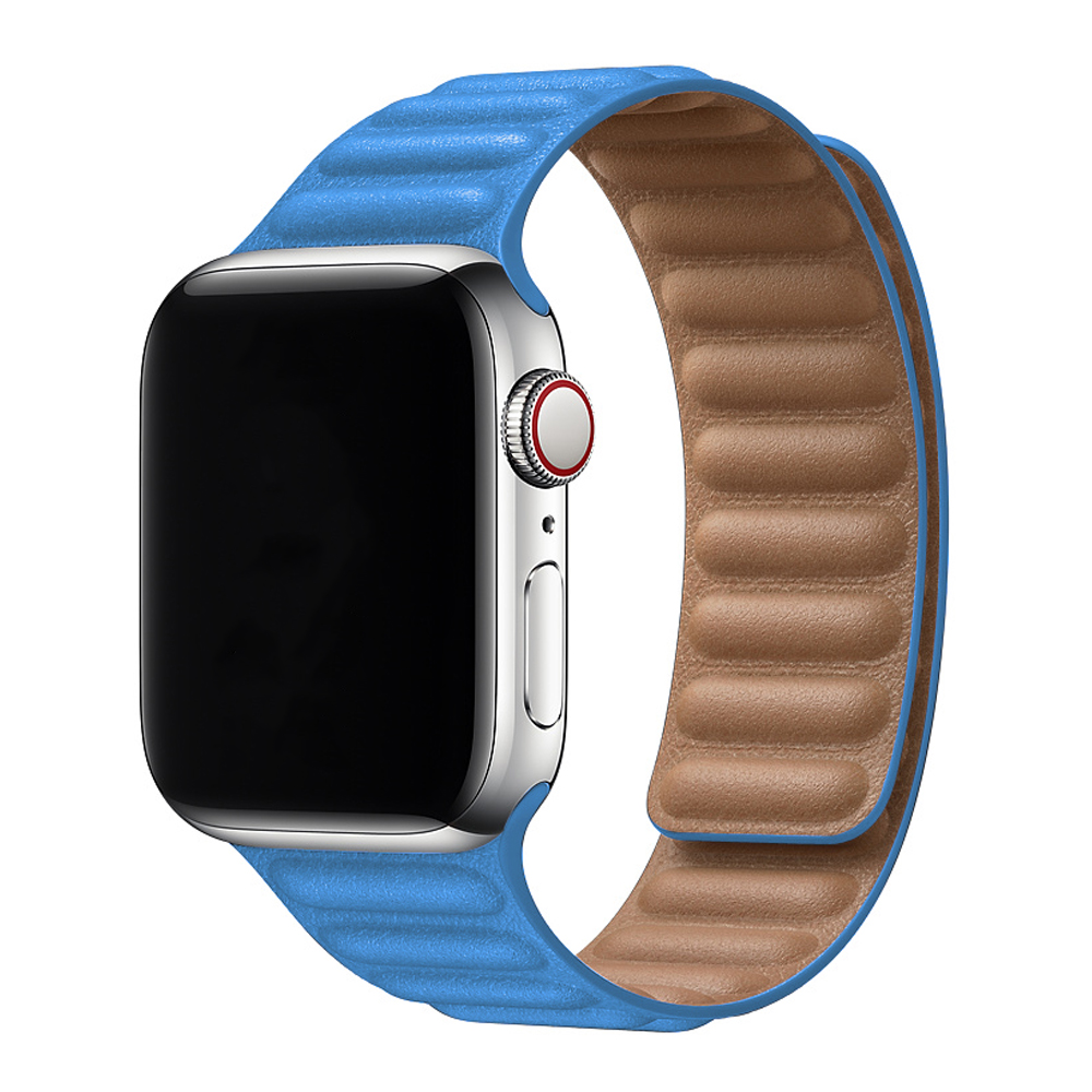 Apple Watch leren solo band - cape blue