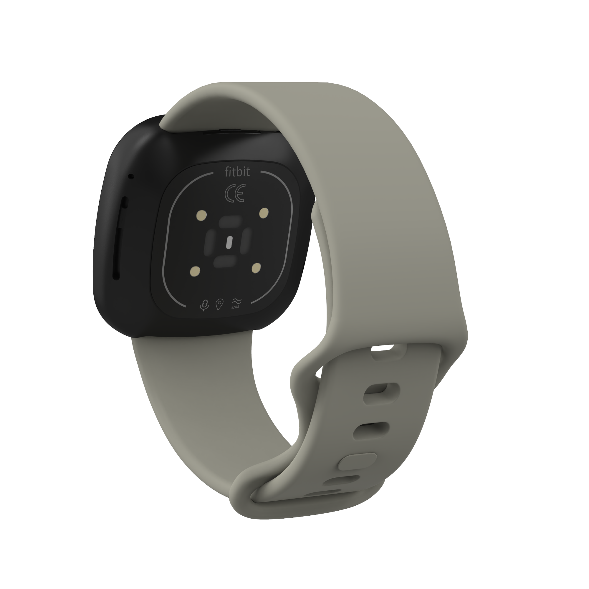 Fitbit Versa 3 / Sense sport band - grijs