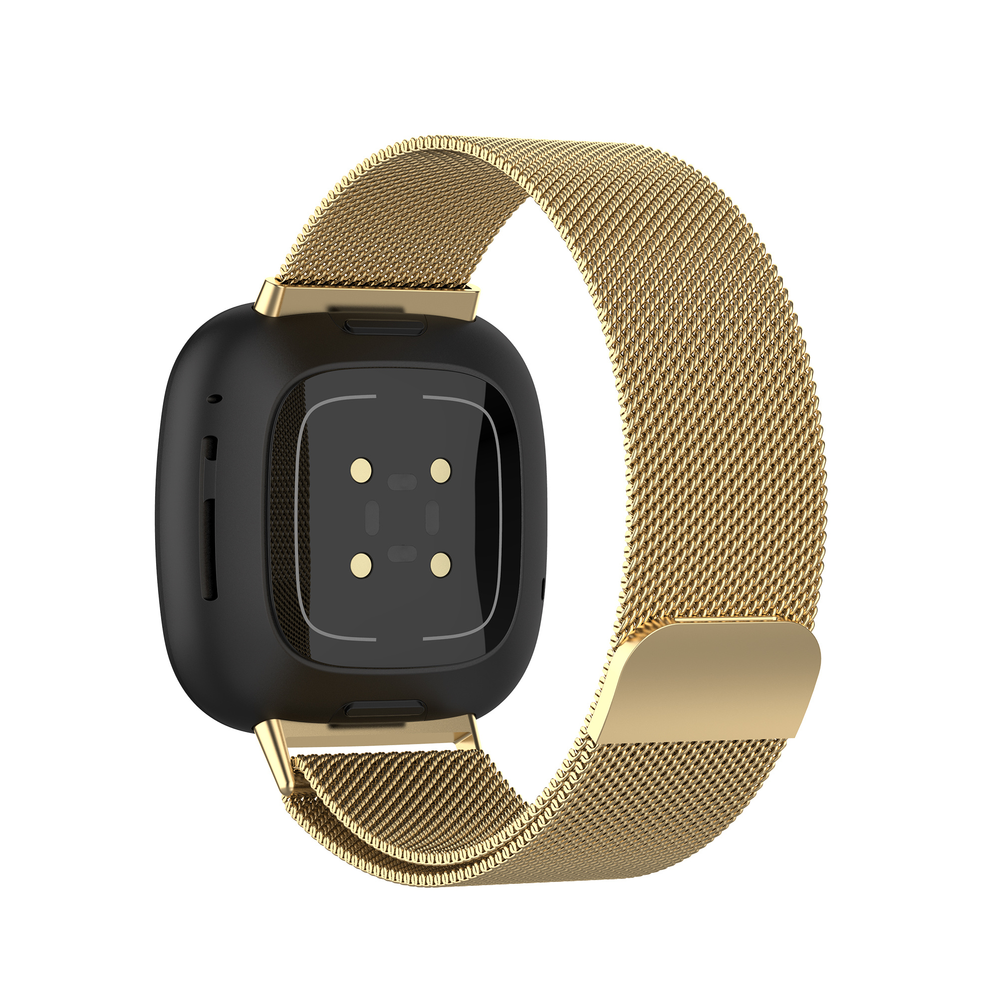 Fitbit Versa 3 / Sense milanese band - goud