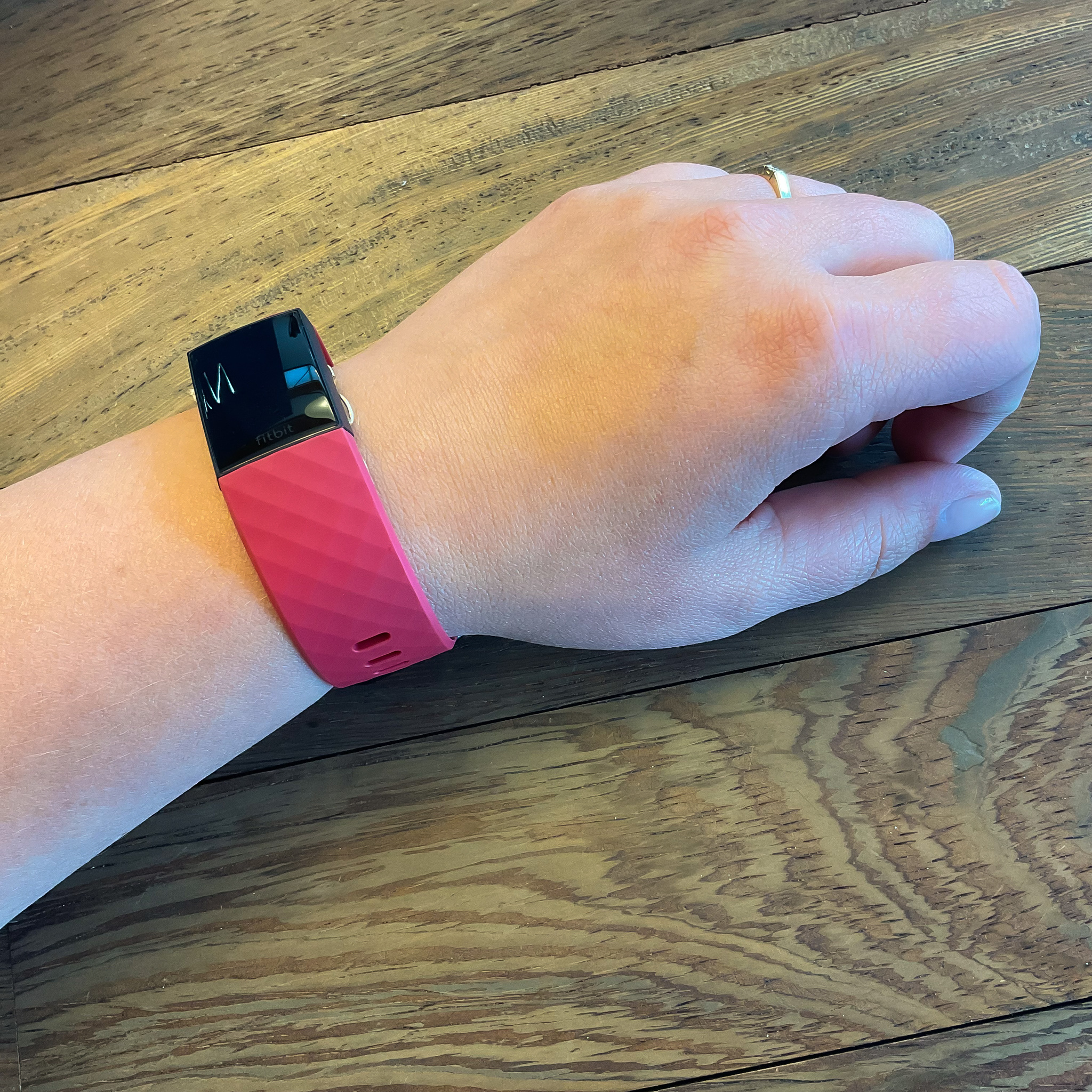 Fitbit Charge 3 & 4 sport wafel band - rood