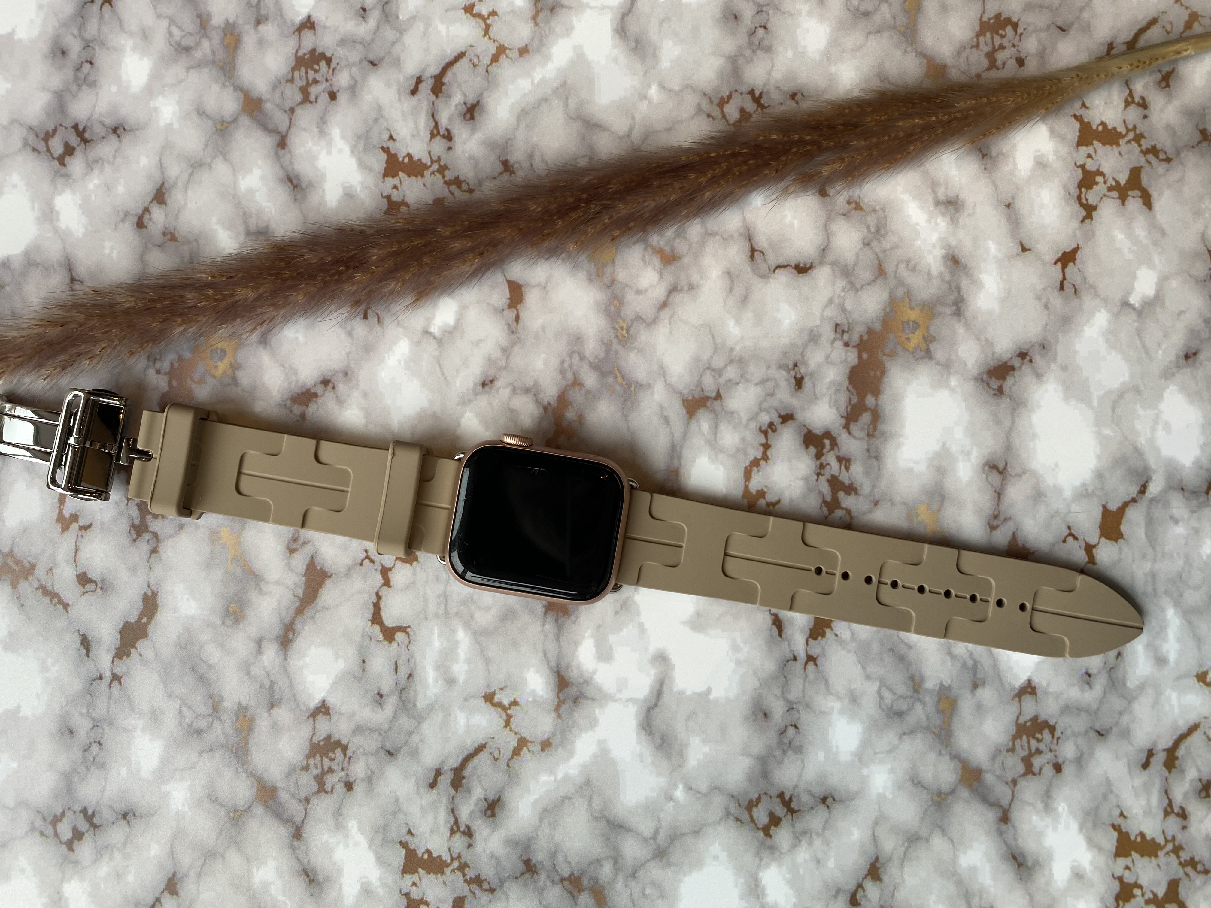 Apple Watch sport Hermès kilim single tour - walnoot