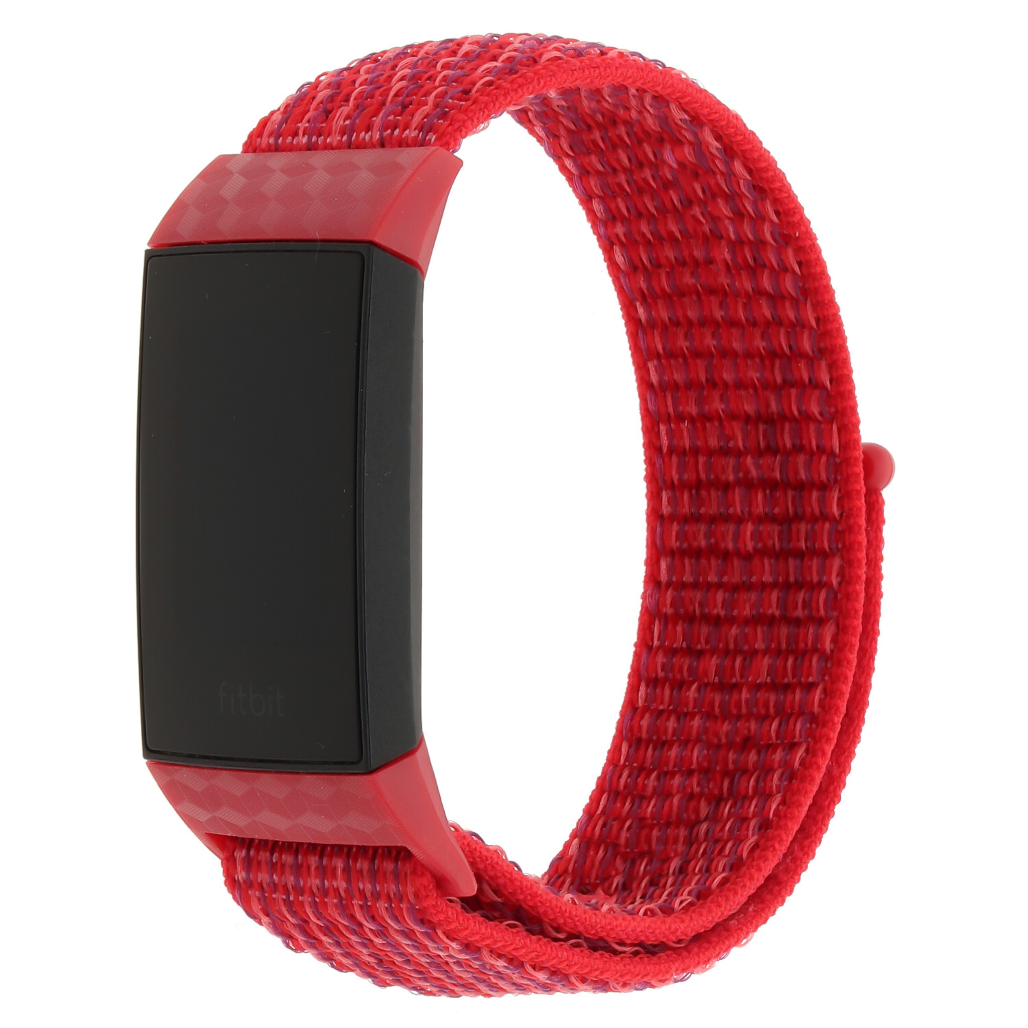 Fitbit Charge 3 & 4 nylon band - rood