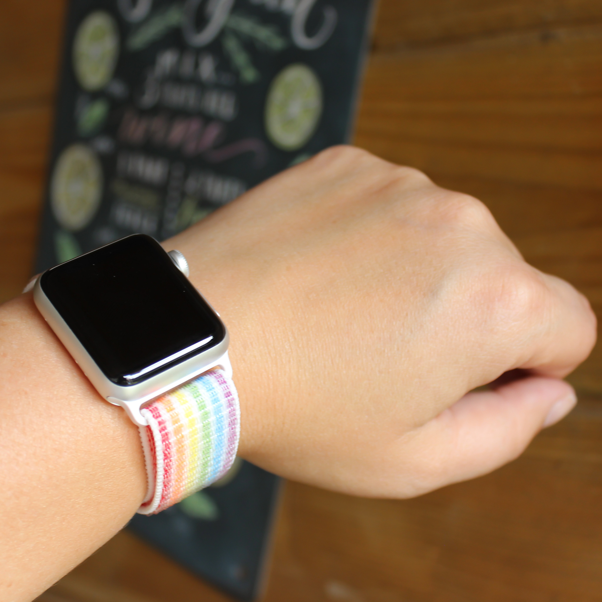Apple Watch nylon geweven sport band  - pride