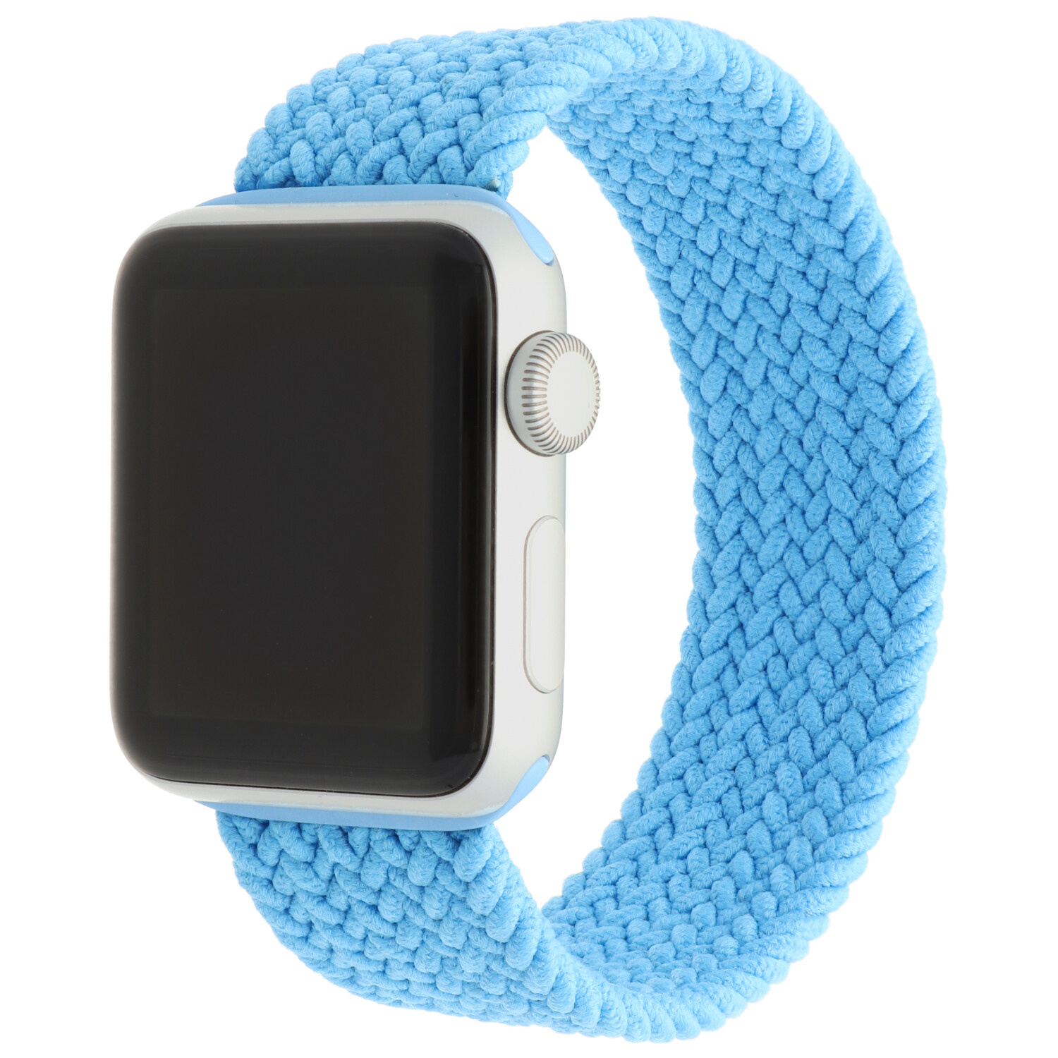 Apple Watch Nylon Gevlochten Solo Band - Hemelsblauw