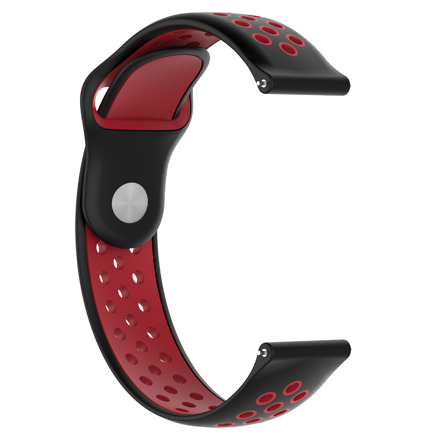 Huawei Watch GT dubbel sport band - zwart rood