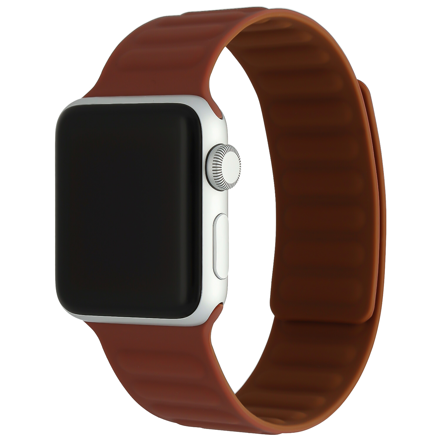 Apple Watch ribbel solo sport band - bruin