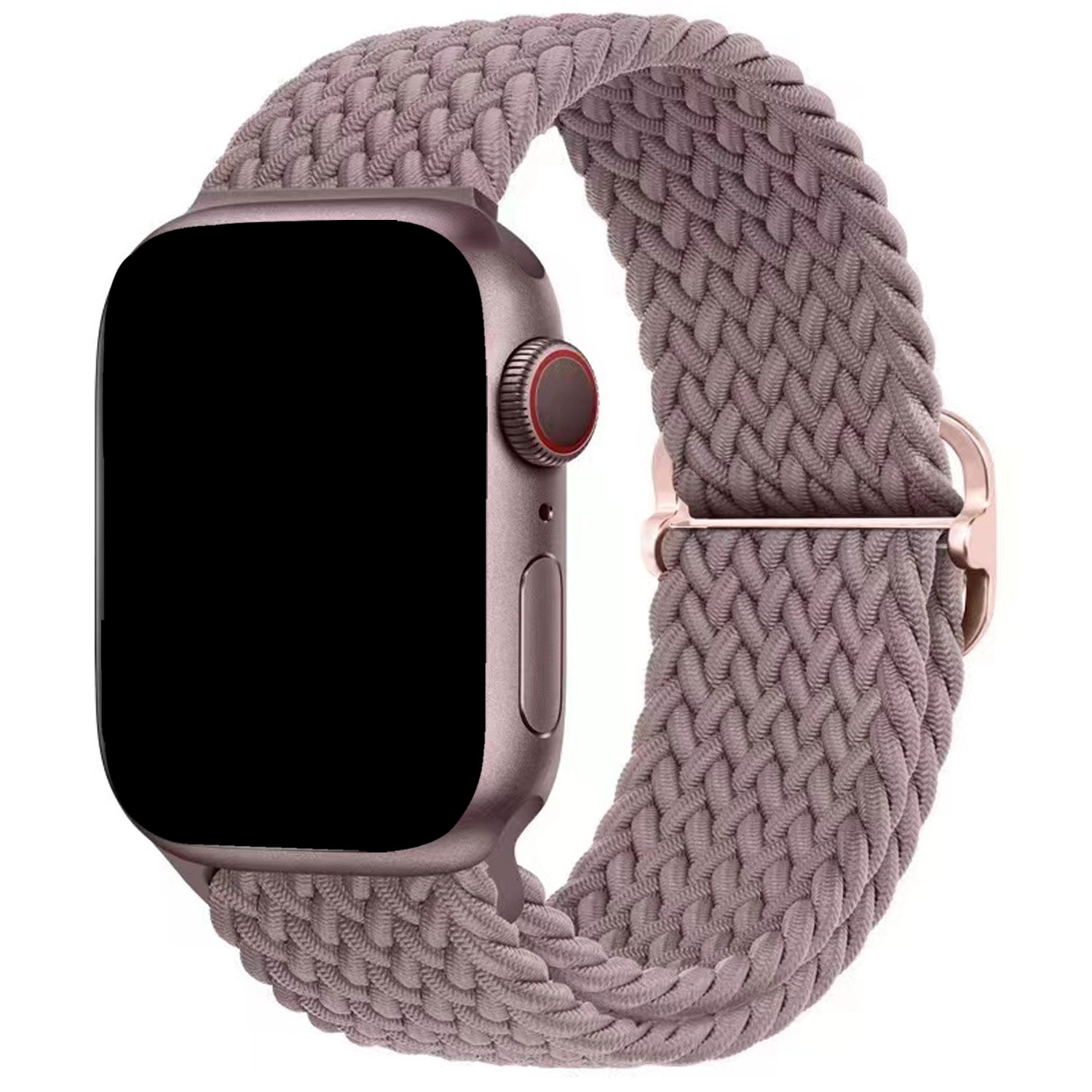 Apple Watch nylon gevlochten gesp Weavy band - paars