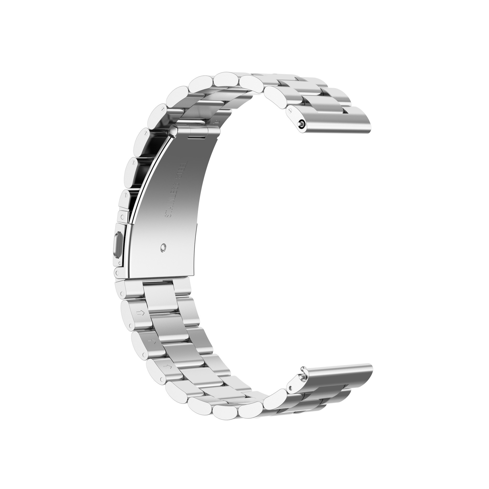 Samsung Galaxy Watch kralen stalen schakel band - zilver
