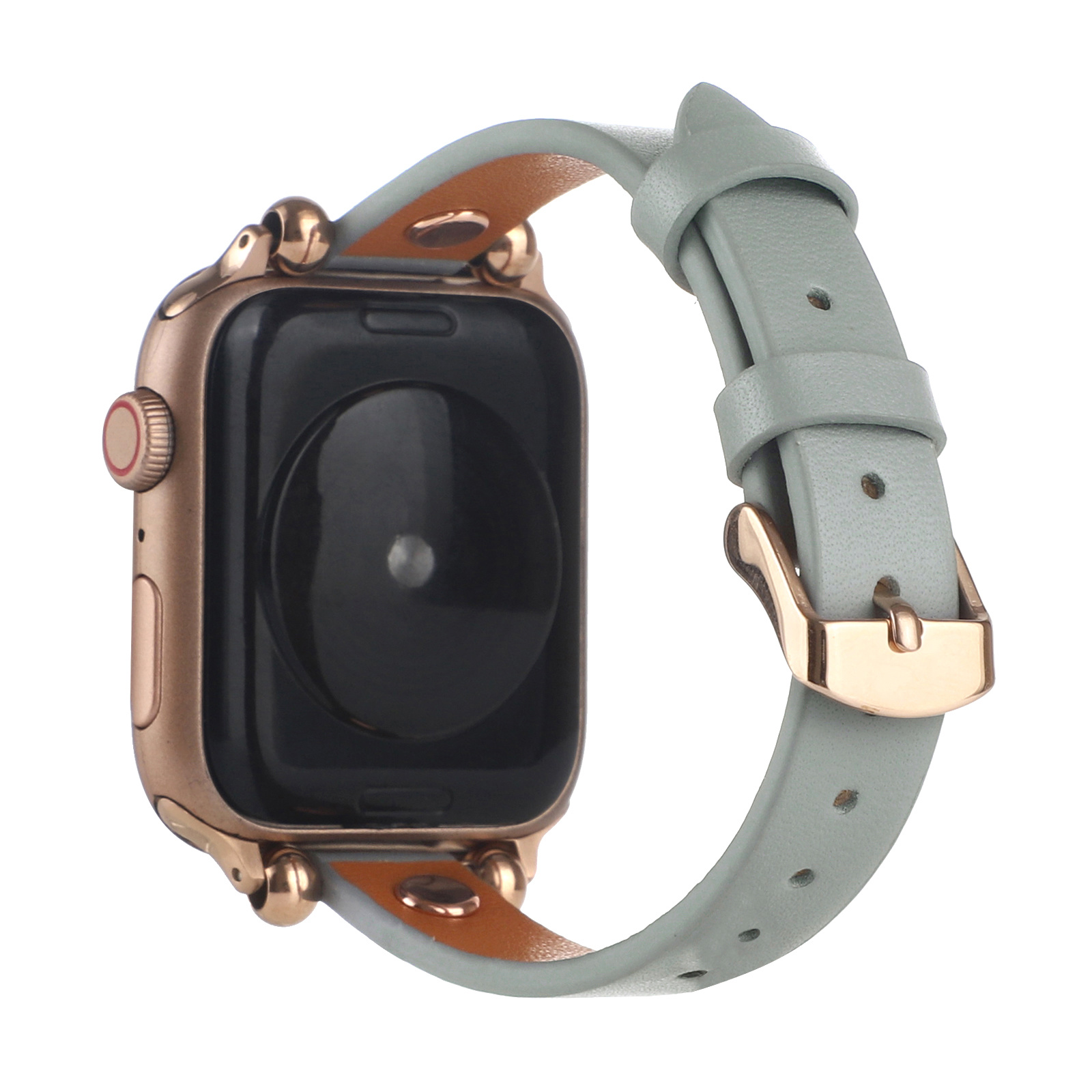 Apple Watch leren slim band - blauw