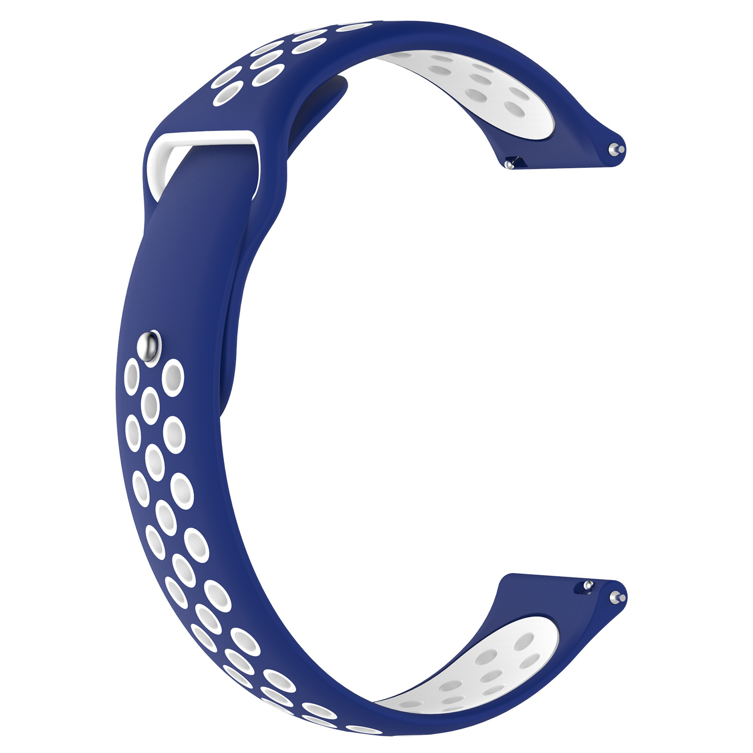 Samsung Galaxy Watch dubbel sport band - blauw wit