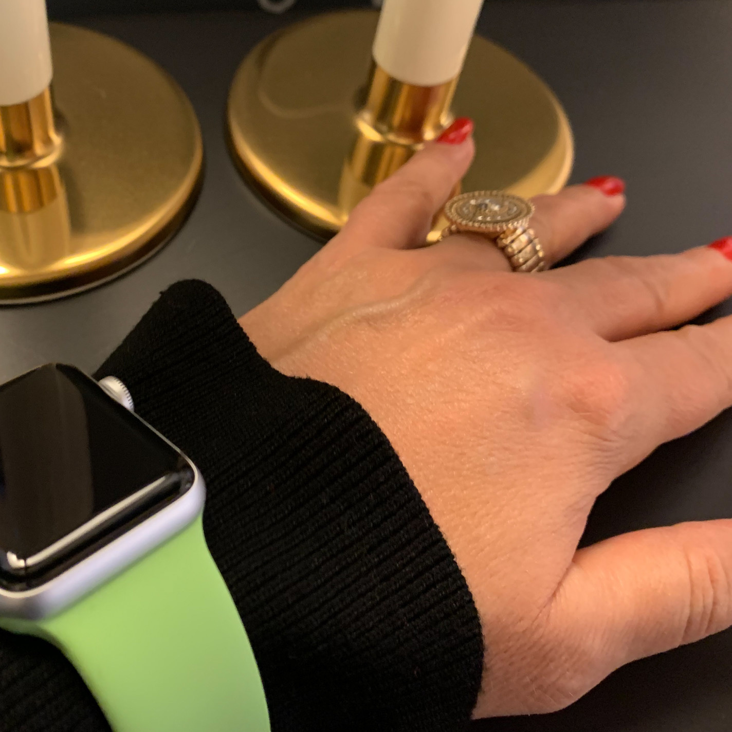 Apple Watch sport band - groen mint