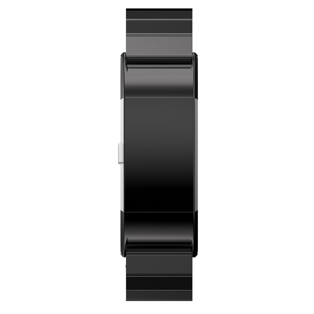 Fitbit Charge 2 stalen schakel band - zwart