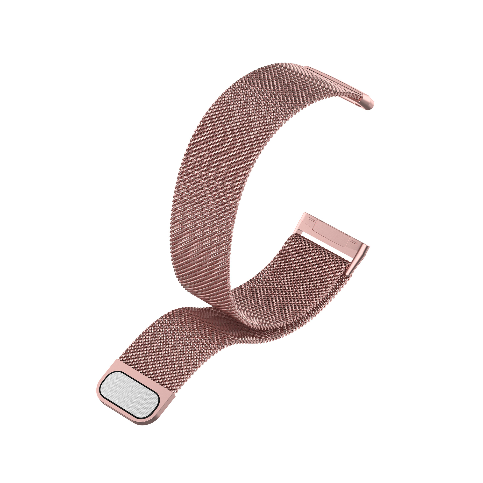 Fitbit Versa 3 / Sense milanese band - rose rood