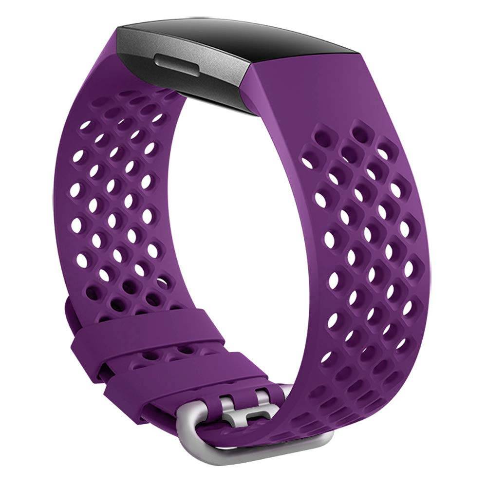 Fitbit Charge 3 & 4 sport point band - donkerpaars