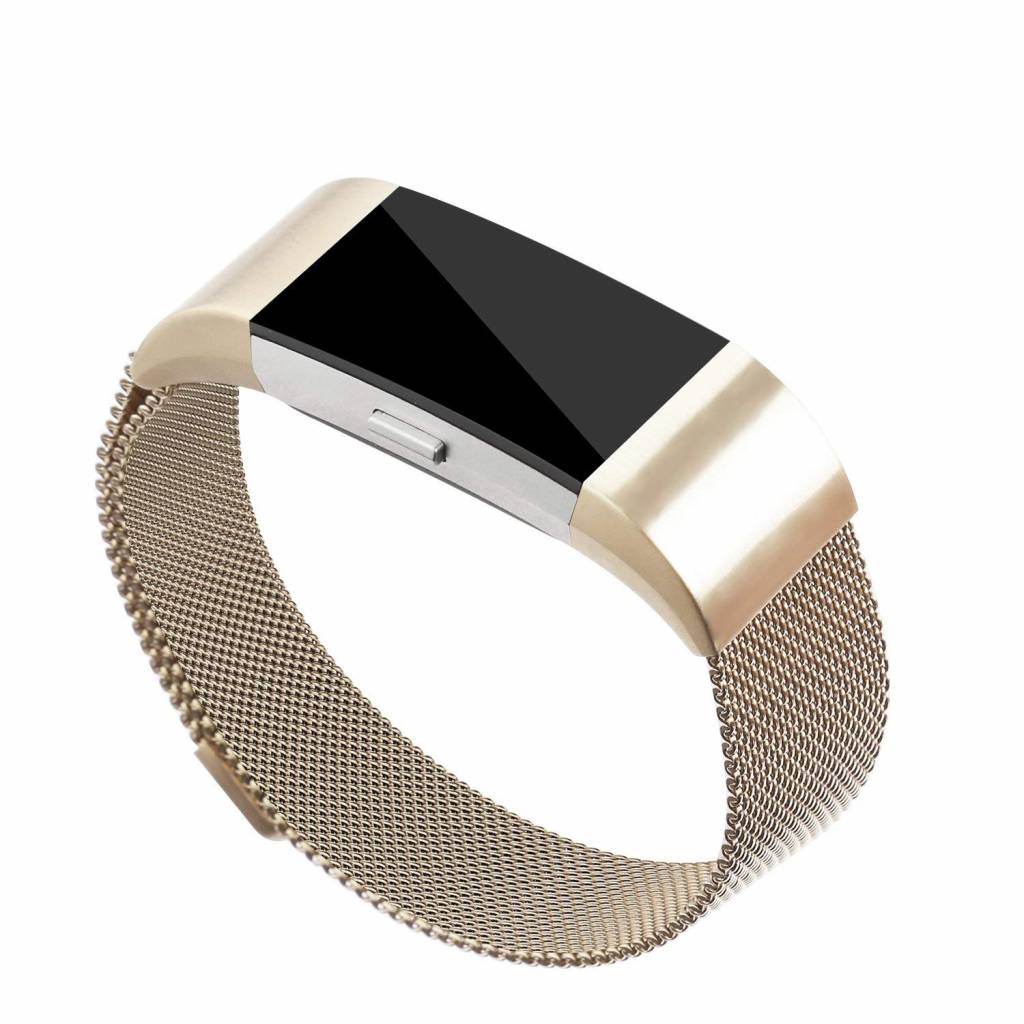 Fitbit Charge 2 milanese band - champagne