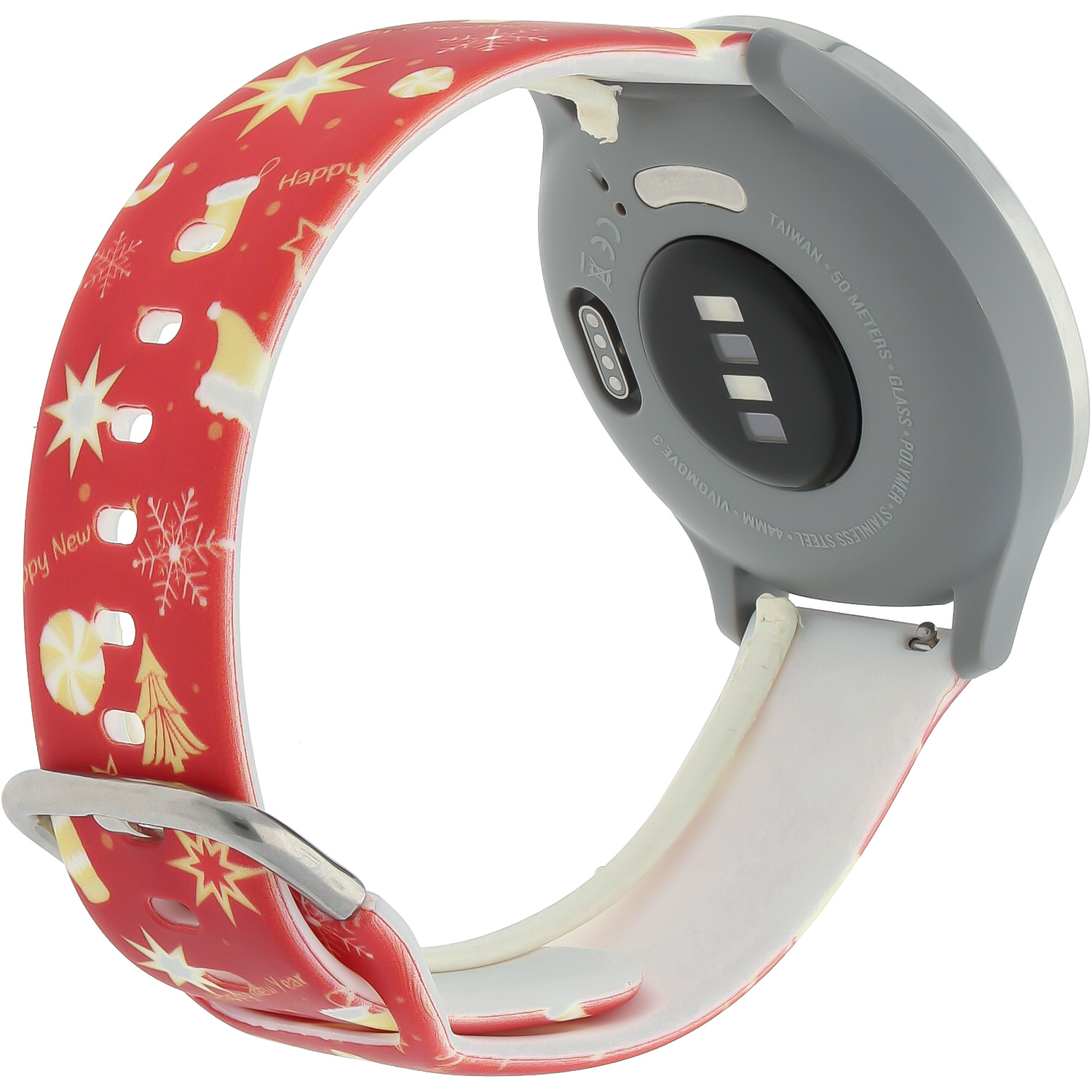 Samsung Galaxy Watch print sport band - kerst rood