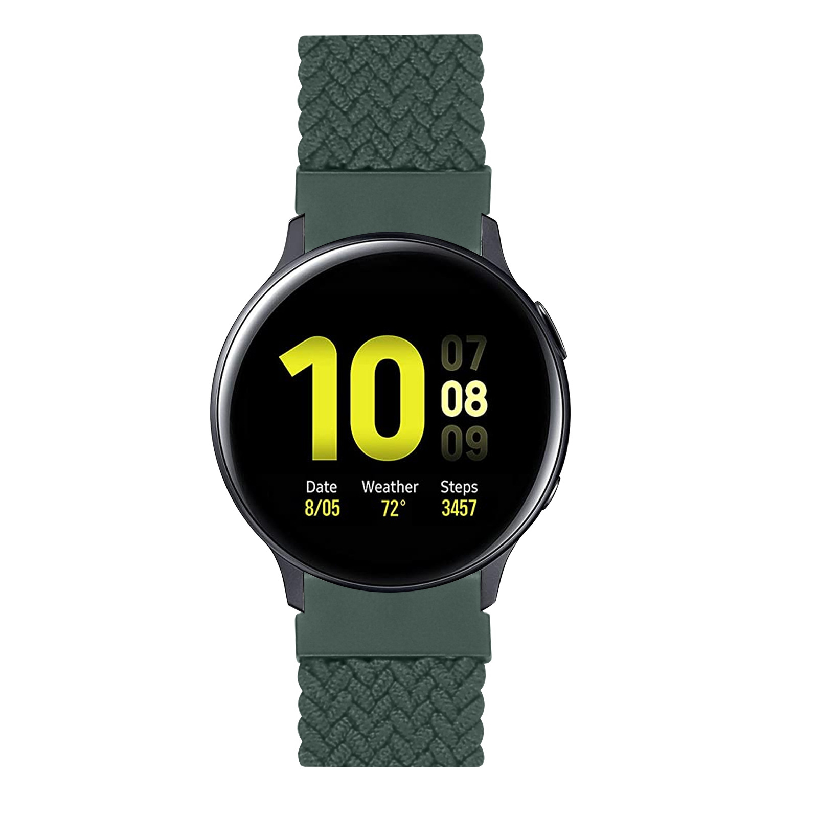 Samsung Galaxy Watch nylon gevlochten solo band - inverness groen