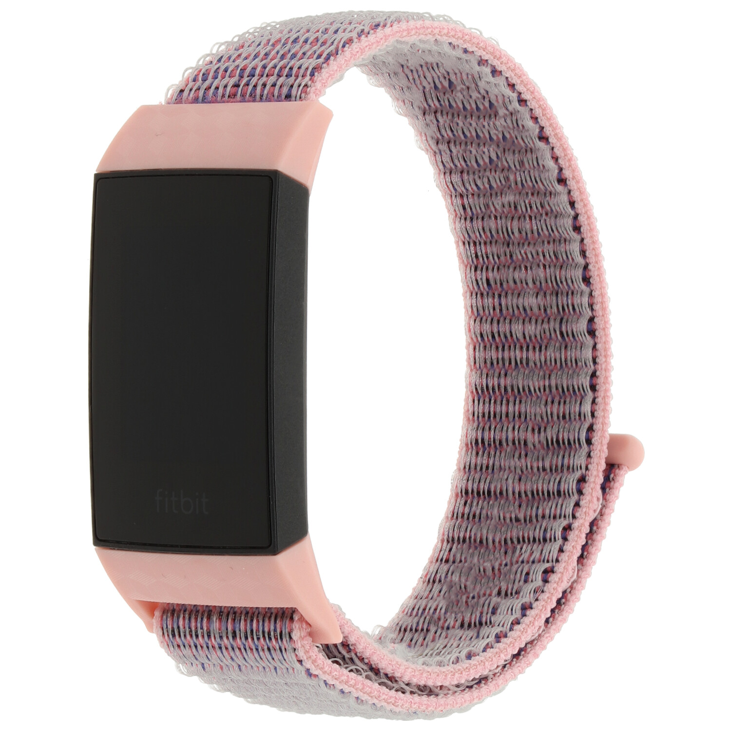 Fitbit Charge 3 & 4 nylon band - roze zand