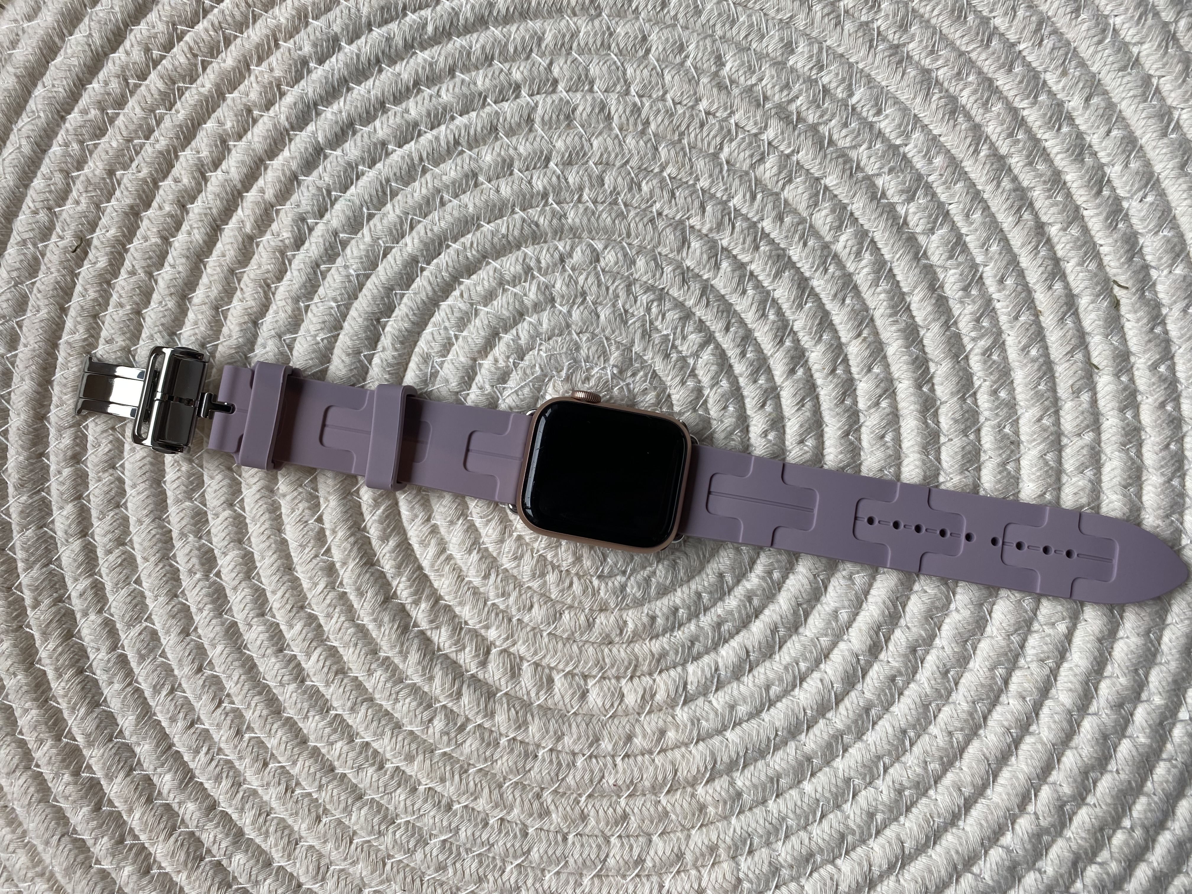 Apple Watch sport Hermès kilim single tour - paars