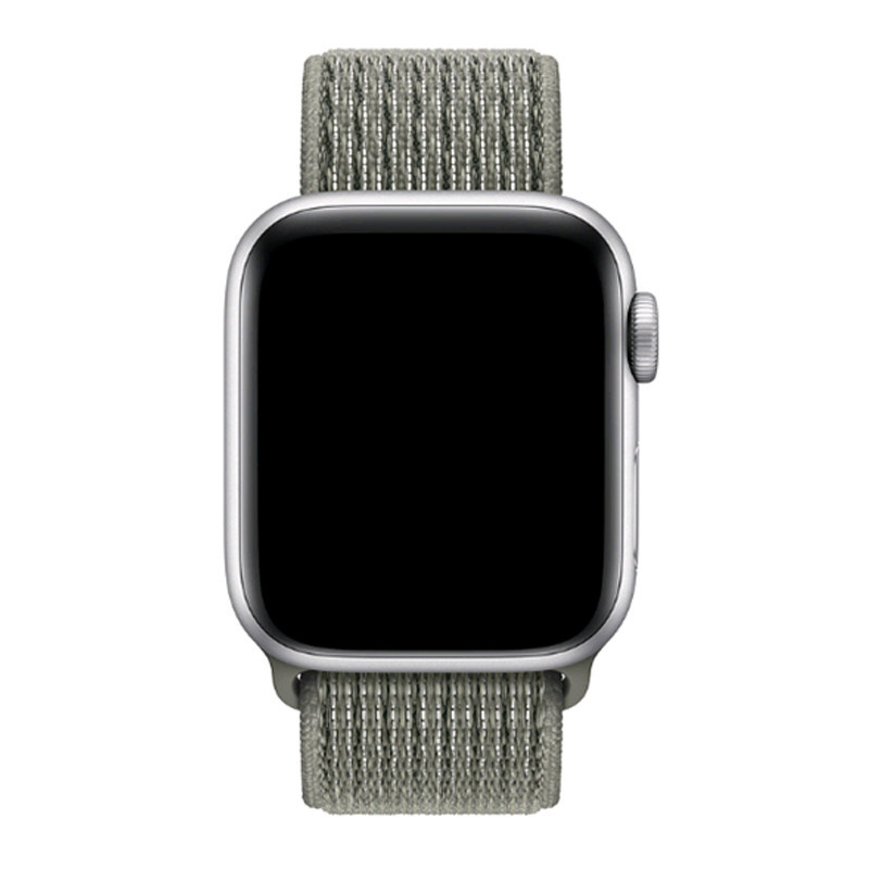 Apple Watch nylon geweven sport band  - vuren mist