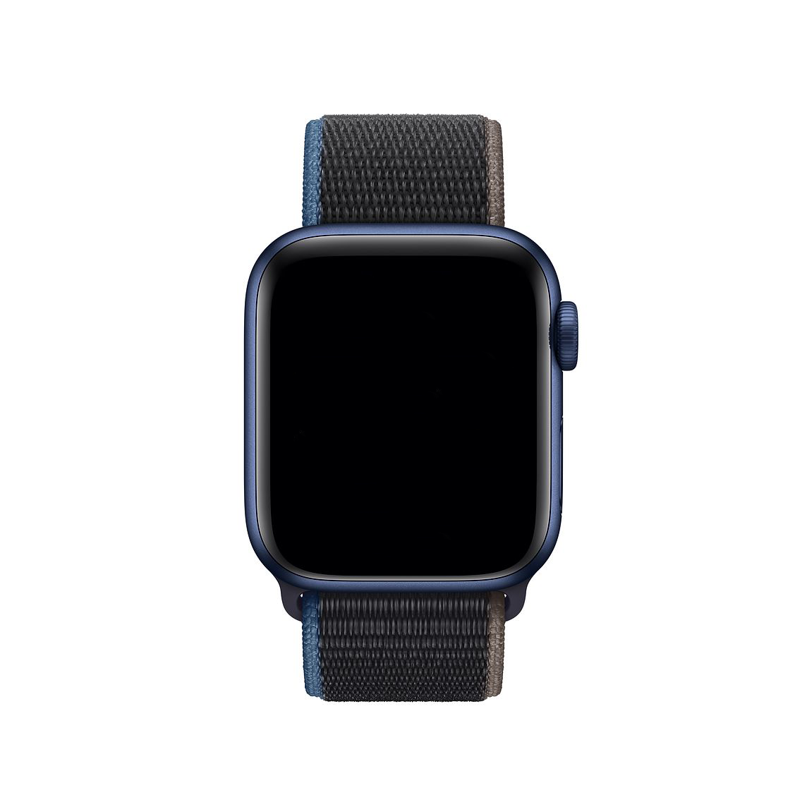 Apple Watch nylon geweven sport band  - houtskool