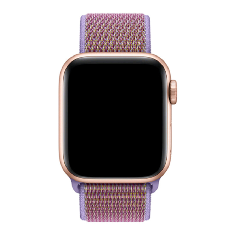 Apple Watch nylon geweven sport band  - lila