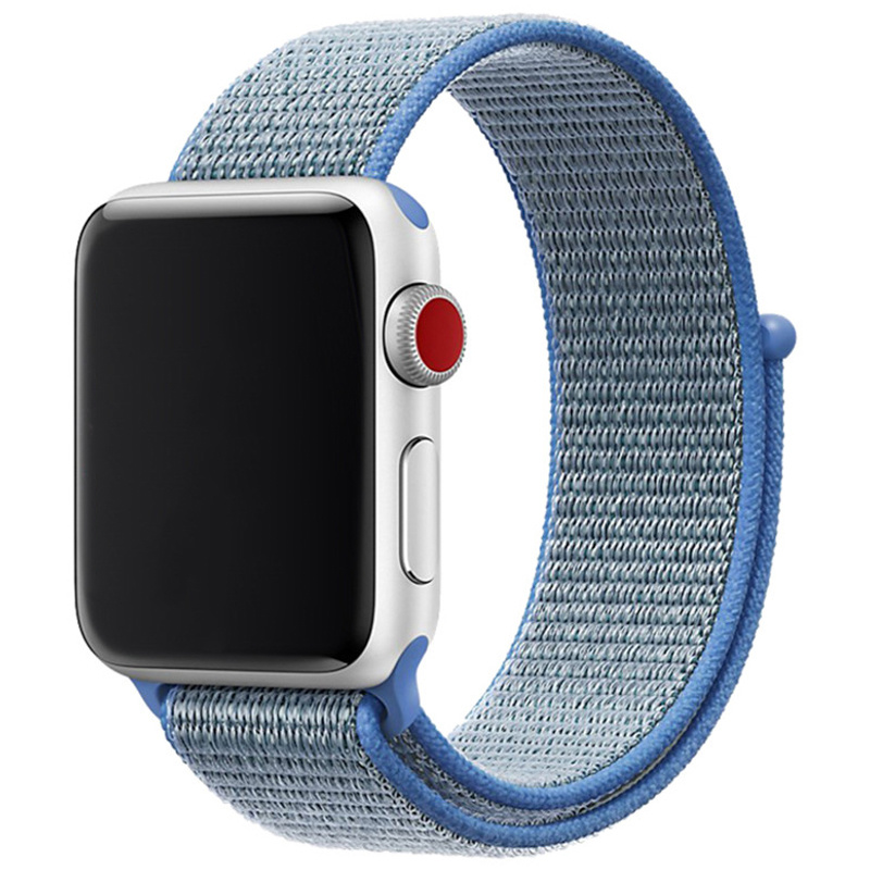 Apple Watch nylon geweven sport band  - blauw