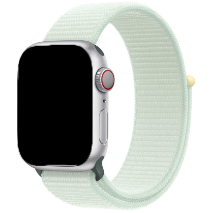 Apple Watch nylon geweven sport band  - zacht mintgroen