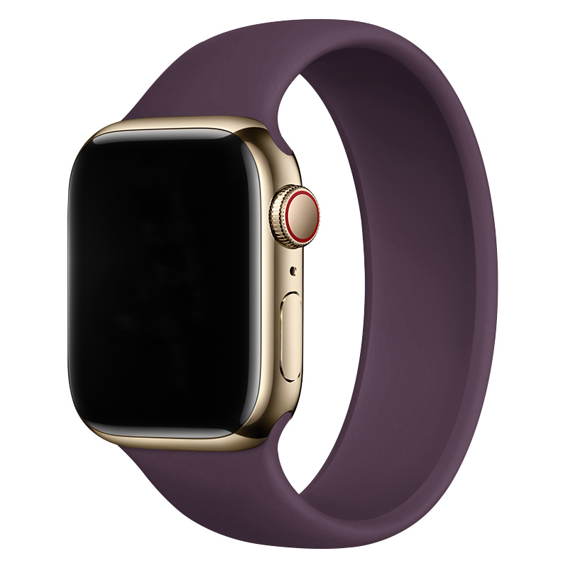 Apple Watch Sport Solo Loop Band - Donkere Kers