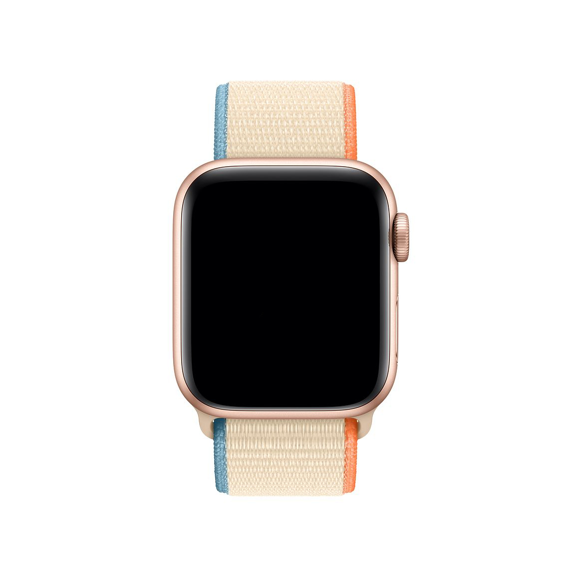 Apple Watch nylon geweven sport band  - cream