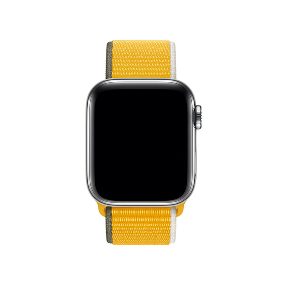 Apple Watch nylon geweven sport band  - zonnebloem