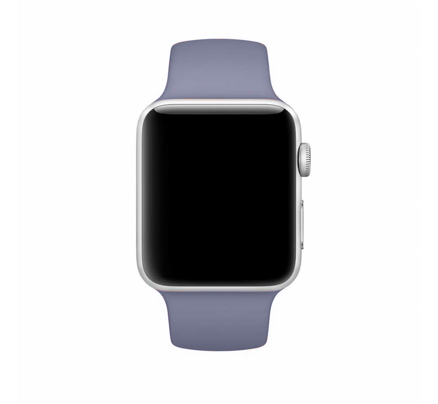 Apple Watch sport band - lavendel grijs