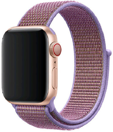 Apple Watch nylon geweven sport band  - lila