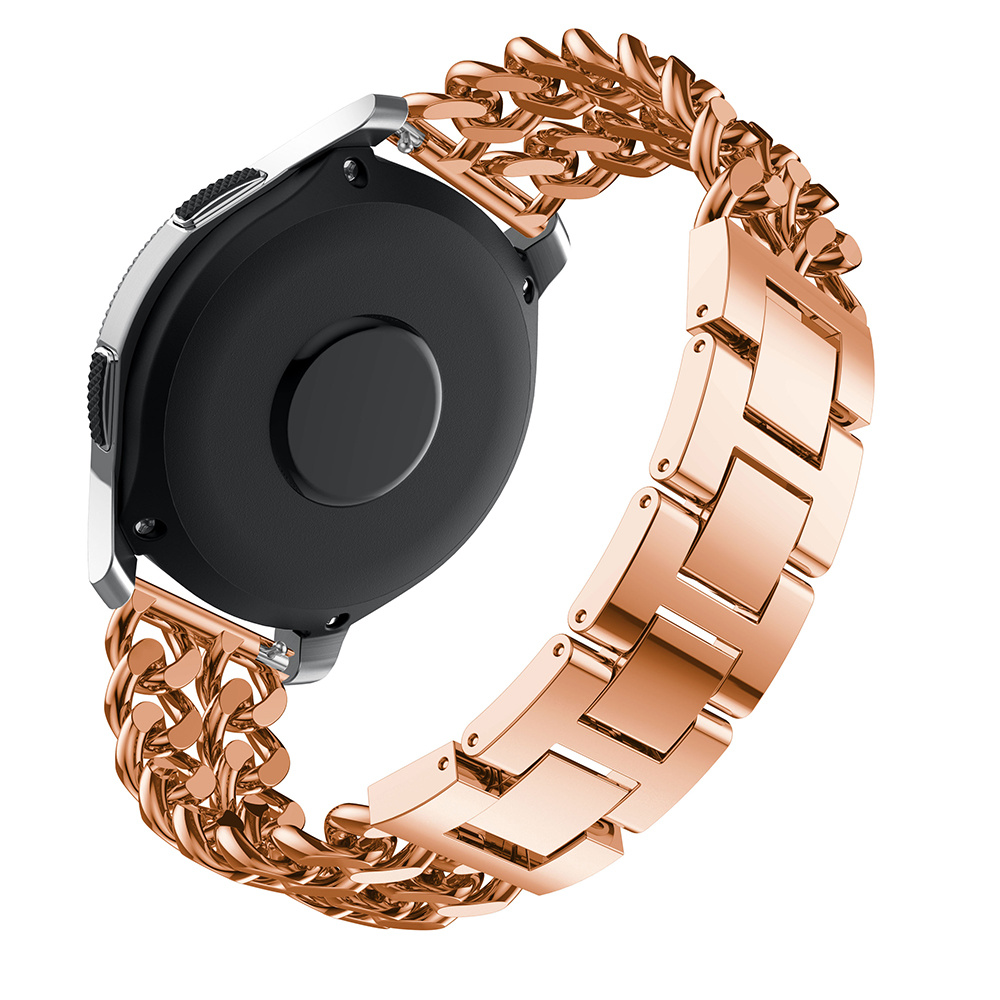 Samsung Galaxy Watch cowboy stalen schakel band - rose goud