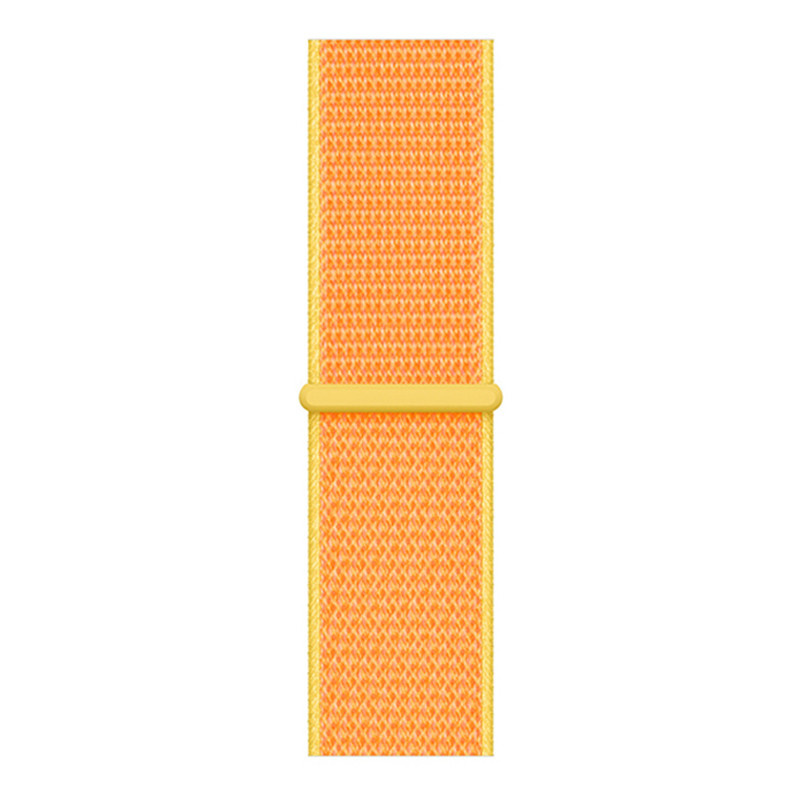 Apple Watch nylon geweven sport band  - kanariegeel