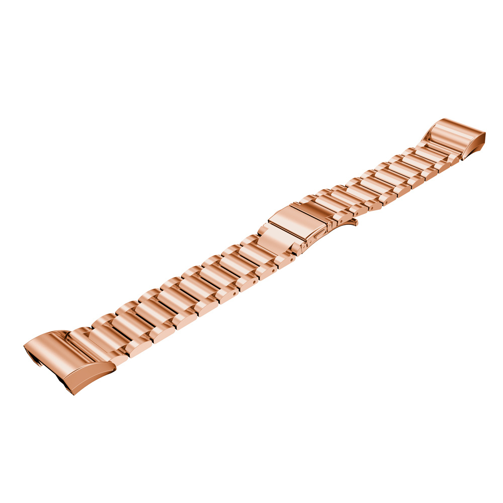 Fitbit Charge 2 kralen stalen schakel band - rose goud
