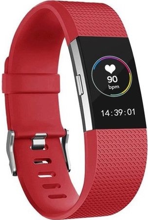 Fitbit Charge 2 sport band - rood